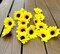 Summer Sunflower Heads – 20pcs Mini Yellow Artificial Silk Flowers for Home, Party, DIY Crafts & Outdoor Decor Floral Arrangements